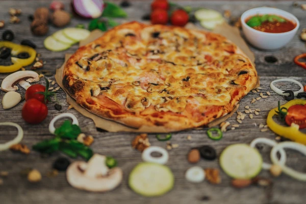 Prosciutto e funghi junior